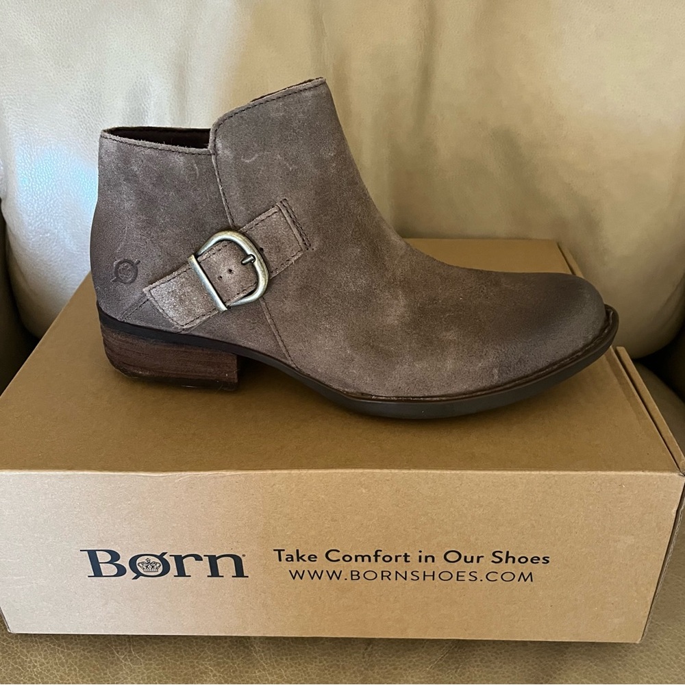 Born Women's Taupe Ankle Booties